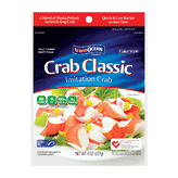 Transocean Crab Classic flake style imitation crab, blend of alaska pollock & king crab Full-Size Picture